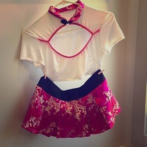 Pink School Girl Lingerie